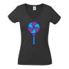 Fruit of the Loom Lady Fit Value V Neck T-Shirt Thumbnail