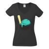 Fruit of the Loom Lady Fit Value V Neck T-Shirt Thumbnail