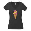 Fruit of the Loom Lady Fit Value V Neck T-Shirt Thumbnail
