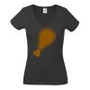 Fruit of the Loom Lady Fit Value V Neck T-Shirt Thumbnail