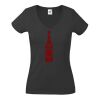 Fruit of the Loom Lady Fit Value V Neck T-Shirt Thumbnail