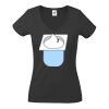 Fruit of the Loom Lady Fit Value V Neck T-Shirt Thumbnail