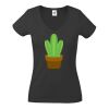 Fruit of the Loom Lady Fit Value V Neck T-Shirt Thumbnail