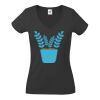 Fruit of the Loom Lady Fit Value V Neck T-Shirt Thumbnail