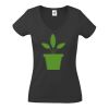 Fruit of the Loom Lady Fit Value V Neck T-Shirt Thumbnail
