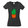 Fruit of the Loom Lady Fit Value V Neck T-Shirt Thumbnail