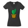 Fruit of the Loom Lady Fit Value V Neck T-Shirt Thumbnail