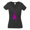Fruit of the Loom Lady Fit Value V Neck T-Shirt Thumbnail