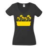 Fruit of the Loom Lady Fit Value V Neck T-Shirt Thumbnail