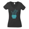 Fruit of the Loom Lady Fit Value V Neck T-Shirt Thumbnail