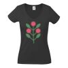 Fruit of the Loom Lady Fit Value V Neck T-Shirt Thumbnail