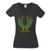 Fruit of the Loom Lady Fit Value V Neck T-Shirt Thumbnail