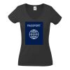 Fruit of the Loom Lady Fit Value V Neck T-Shirt Thumbnail