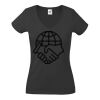 Fruit of the Loom Lady Fit Value V Neck T-Shirt Thumbnail