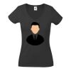 Fruit of the Loom Lady Fit Value V Neck T-Shirt Thumbnail