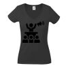 Fruit of the Loom Lady Fit Value V Neck T-Shirt Thumbnail
