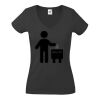 Fruit of the Loom Lady Fit Value V Neck T-Shirt Thumbnail