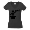 Fruit of the Loom Lady Fit Value V Neck T-Shirt Thumbnail