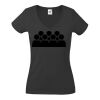 Fruit of the Loom Lady Fit Value V Neck T-Shirt Thumbnail